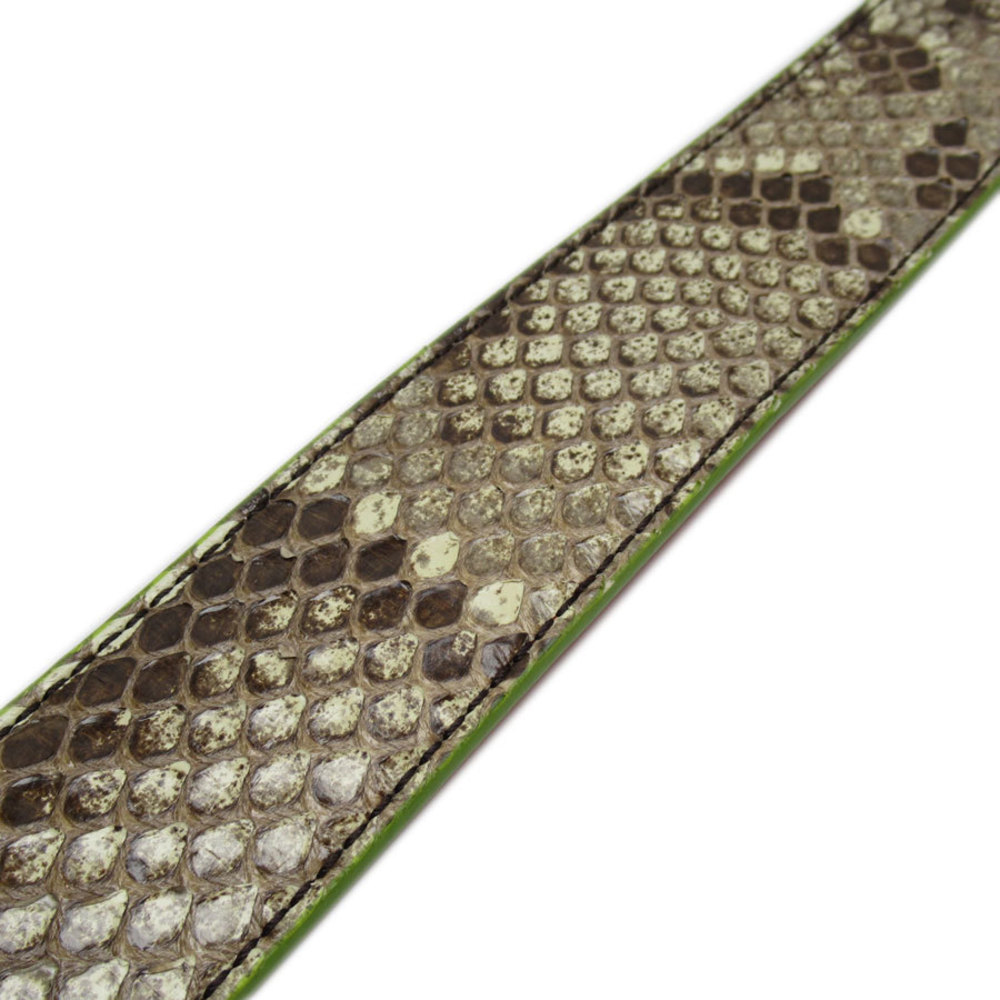 Fendi Python Leather Shoulder Strap Brown - image 4